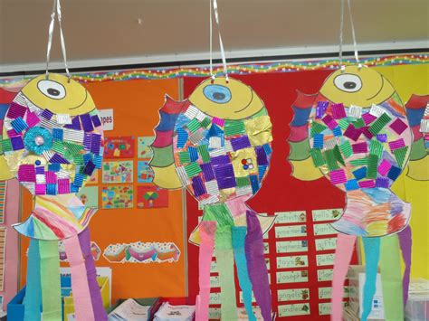 collage fish|Kindergarten Collage Fish .